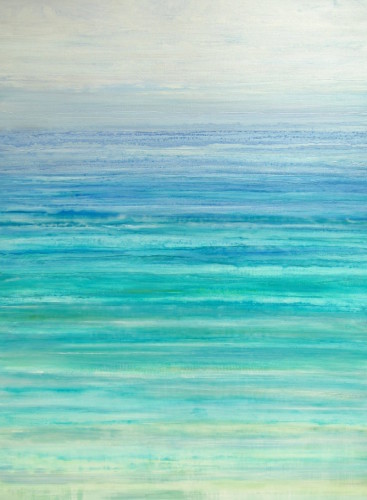 "Inspired by the Sea" 48x36, acrylic on canvas