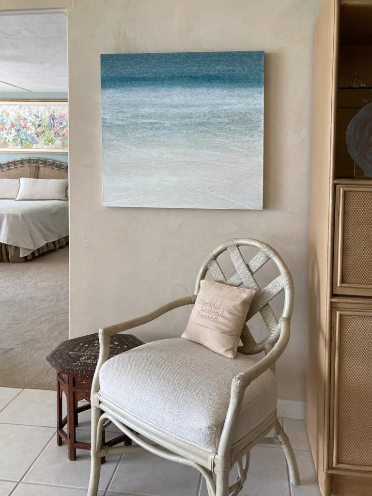 "Entering the Water" in a penthouse condominium on Lido Key, Sarasota.