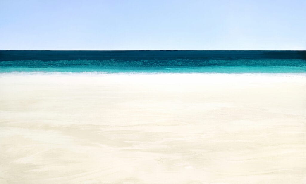 "High Beach," 30 x 48, acrylic on canvas