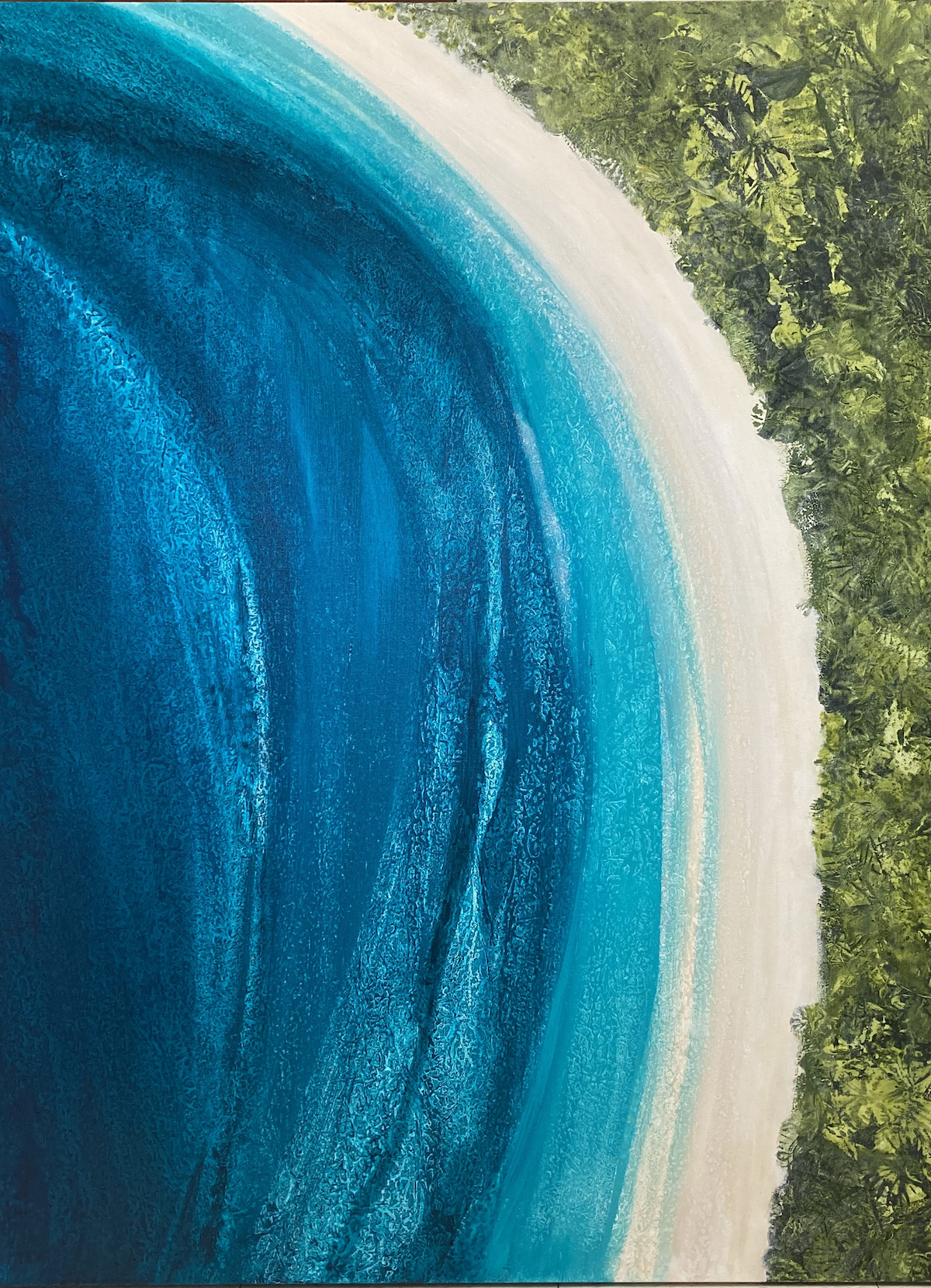 "Big Bay" 48 x 36, acrylic on canvas