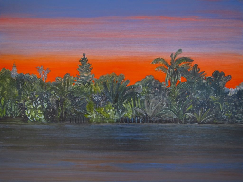 "Wild Coast 1" 36x48 acrylic on canvas