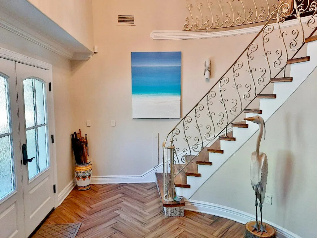 "Morning Seascape" in private home on Bird Key, Sarasota.