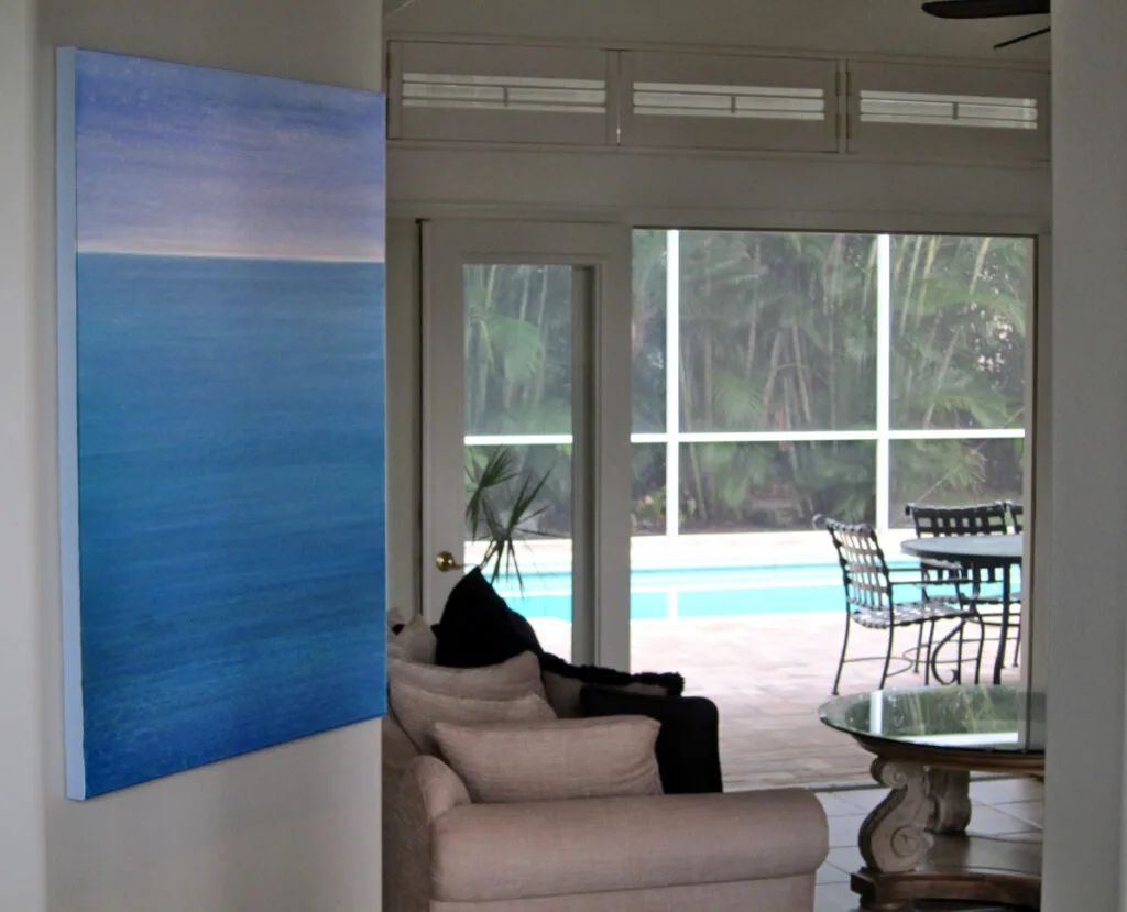 "Peace" in Sarasota home.
